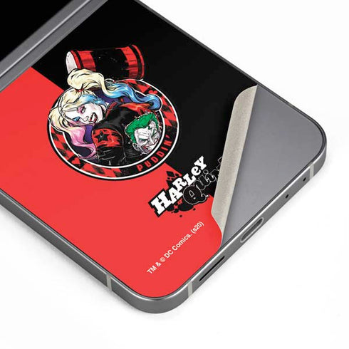 DC Comics Harley Quinn Puddin Galaxy Z Flip6 Skin