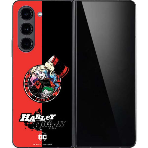 DC Comics Harley Quinn Puddin Galaxy Z Fold5 5G Skin
