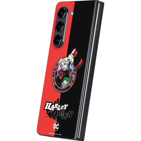 DC Comics Harley Quinn Puddin Galaxy Z Fold5 5G Skin