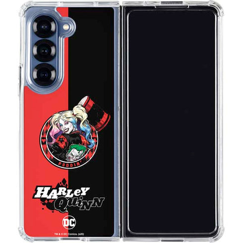 DC Comics Harley Quinn Puddin Galaxy Z Fold6 Clear Case