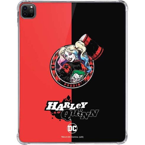 DC Comics Harley Quinn Puddin iPad Pro 11in (2024) Clear Case