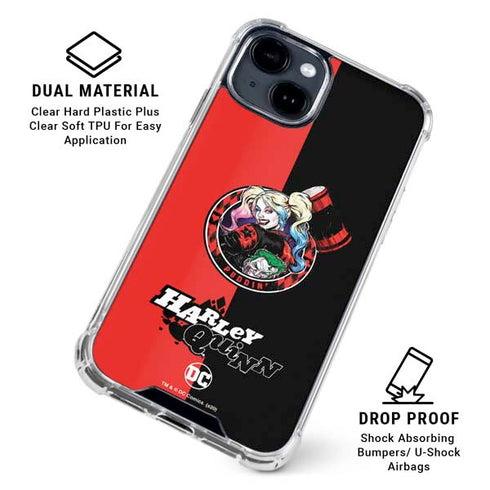 DC Comics Harley Quinn Puddin iPhone 15 Clear Case