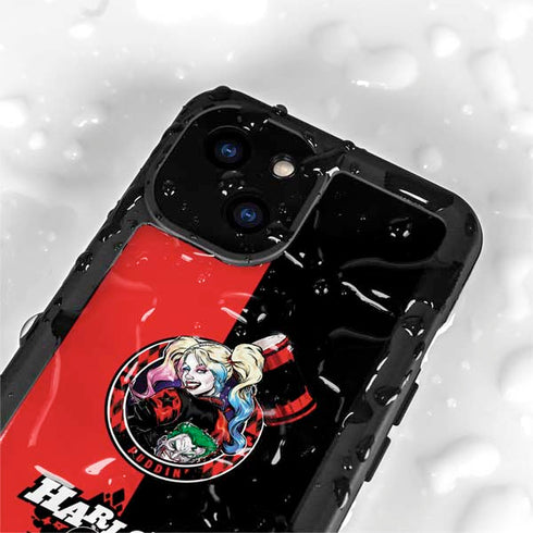 DC Comics Harley Quinn Puddin iPhone 15 Plus Waterproof Case