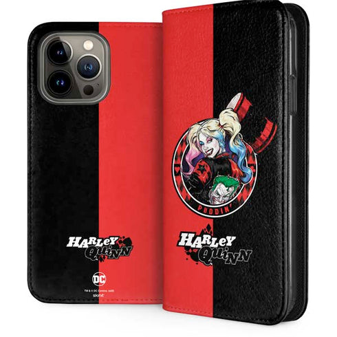 DC Comics Harley Quinn Puddin iPhone 15 Pro Max Folio Case