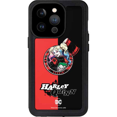 DC Comics Harley Quinn Puddin iPhone 15 Pro Waterproof Case