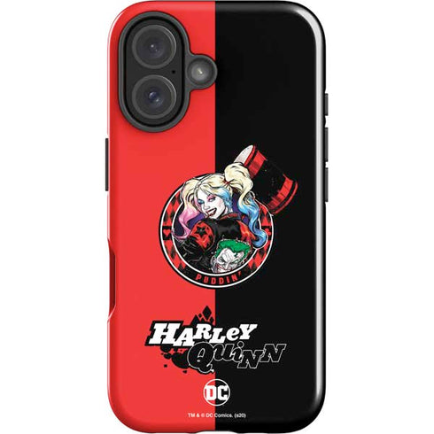 DC Comics Harley Quinn Puddin iPhone 16 Plus Impact Case