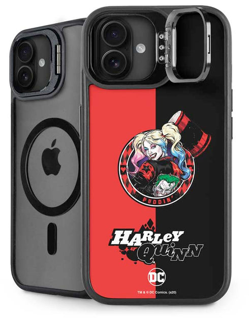 DC Comics Harley Quinn Puddin iPhone 16 Plus Kickstand Case