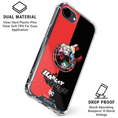DC Comics Harley Quinn Puddin iPhone 16e Clear Case