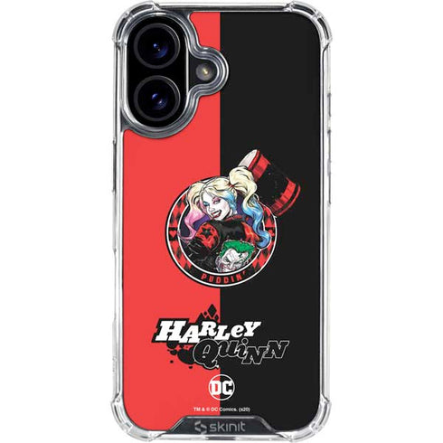 DC Comics Harley Quinn Puddin iPhone 17 Clear Case