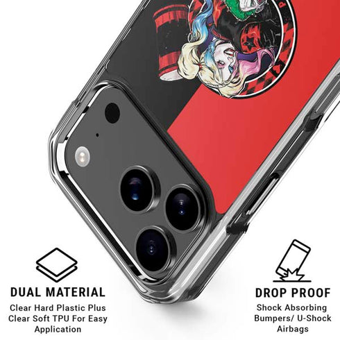 DC Comics Harley Quinn Puddin iPhone 18 Pro Clear Case