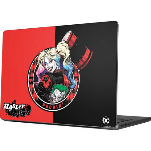 DC Comics Harley Quinn Puddin Apple MacBook Pro 14-inch Skin