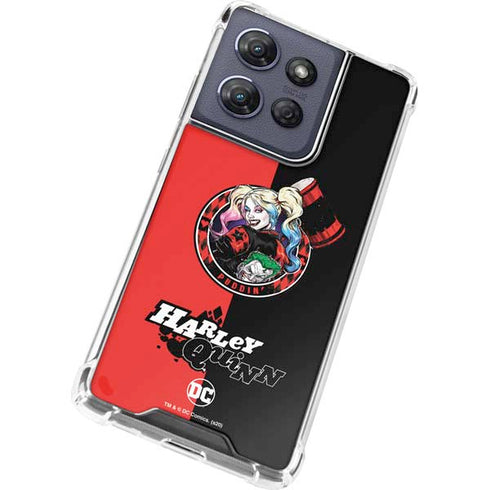 DC Comics Harley Quinn Puddin Moto G Play 5G (2025) Clear Case