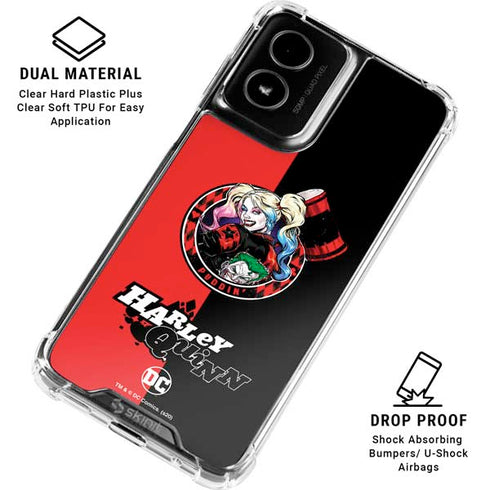 DC Comics Harley Quinn Puddin Moto G Power 5G (2024) Clear Case