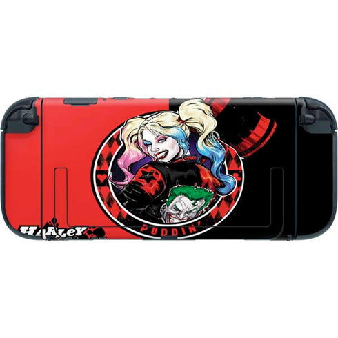 DC Comics Harley Quinn Puddin Nintendo Switch 2 (2025) with Joy-Con Skin