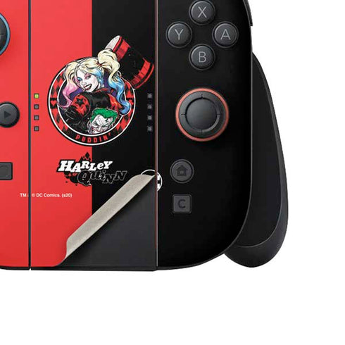 DC Comics Harley Quinn Puddin Nintendo Switch 2 (2025) Joy-Con Controller Skin