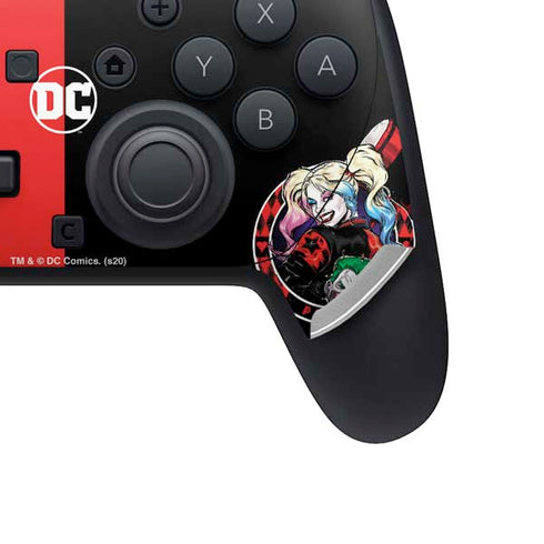 DC Comics Harley Quinn Puddin Nintendo Switch 2 (2025) Pro Controller Skin