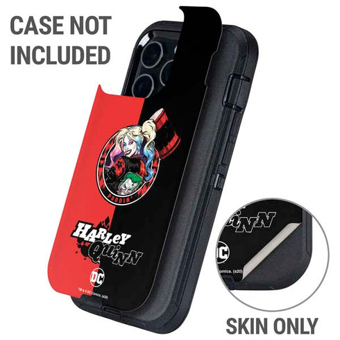 DC Comics Harley Quinn Puddin Otterbox Defender iPhone Skin