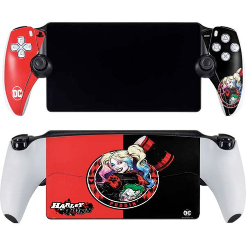 DC Comics Harley Quinn Puddin PlayStation Portal Remote Player Skin