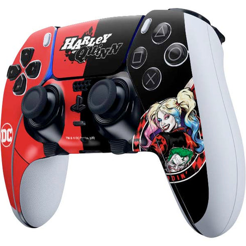 DC Comics Harley Quinn Puddin PS5 DualSense Edge Pro Controller Skin