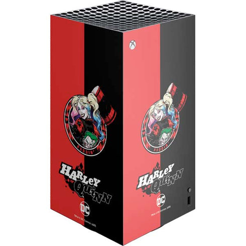 DC Comics Harley Quinn Puddin XBox Series X Digital Edition Console Skin