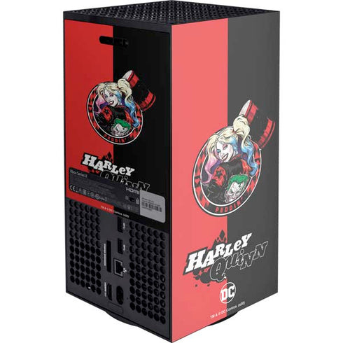 DC Comics Harley Quinn Puddin XBox Series X Digital Edition Console Skin