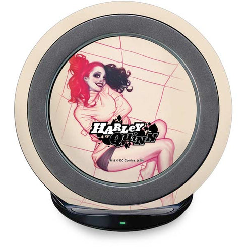 DC Comics Harley Quinn The Hottest of the City Cover New 52 Vol 1 Fast Charge Wireless Charging Stand Skin