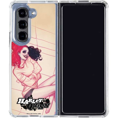 DC Comics Harley Quinn The Hottest of the City Cover New 52 Vol 1 Galaxy Z Fold5 5G Clear Case
