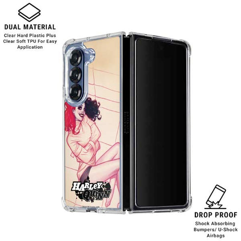 DC Comics Harley Quinn The Hottest of the City Cover New 52 Vol 1 Galaxy Z Fold6 Clear Case