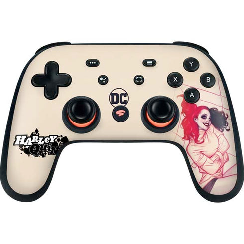 DC Comics Harley Quinn The Hottest of the City Cover New 52 Vol 1 Google Stadia Controller Skin