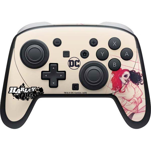 DC Comics Harley Quinn The Hottest of the City Cover New 52 Vol 1 Nintendo Switch 2 (2025) Pro Controller Skin