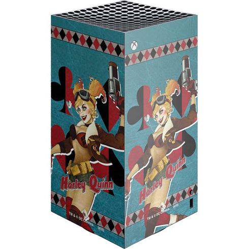 DC Comics Bombshells Harley Quinn XBox Series X Digital Edition Console Skin