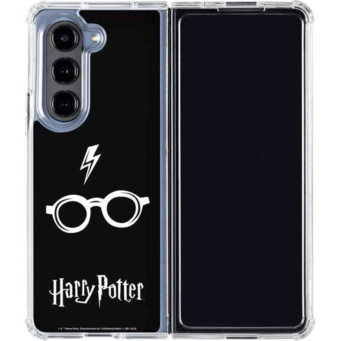 Wizarding World Harry Potter Scar and Glasses Galaxy Z Fold5 5G Clear Case