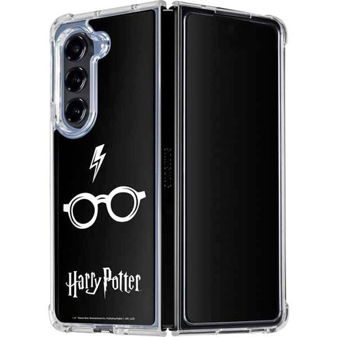 Wizarding World Harry Potter Scar and Glasses Galaxy Z Fold5 5G Clear Case