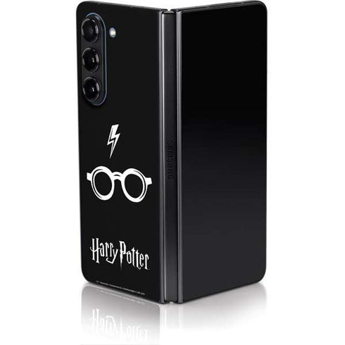 Wizarding World Harry Potter Scar and Glasses Galaxy Z Fold5 5G Skin
