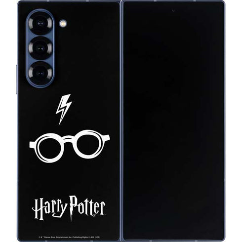 Wizarding World Harry Potter Scar and Glasses Galaxy Z Fold6 Skin