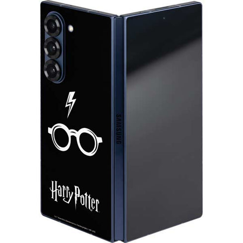 Wizarding World Harry Potter Scar and Glasses Galaxy Z Fold6 Skin