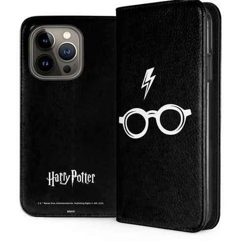 Wizarding World Harry Potter Scar and Glasses iPhone 13 Pro Folio Case
