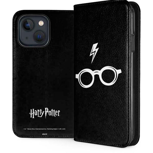 Wizarding World Harry Potter Scar and Glasses iPhone 14 Plus Folio Case