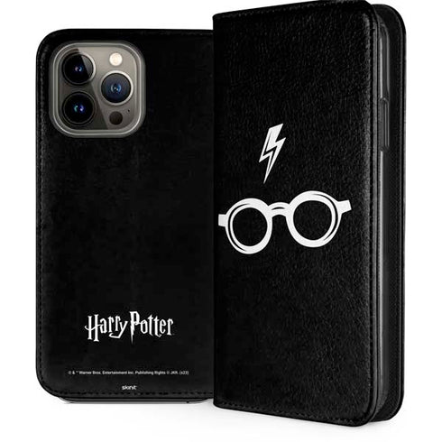 Wizarding World Harry Potter Scar and Glasses iPhone 14 Pro Max Folio Case