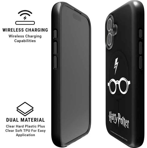 Wizarding World Harry Potter Scar and Glasses iPhone 16 Magsafe Impact Case