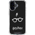 Wizarding World Harry Potter Scar and Glasses iPhone 16 Plus Clear Case