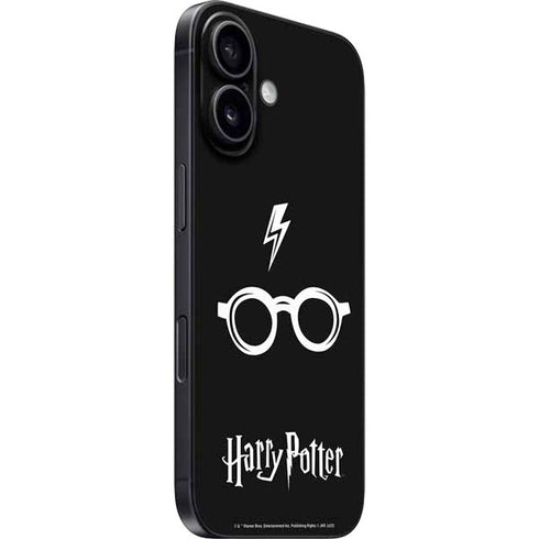 Wizarding World Harry Potter Scar and Glasses iPhone 16 Plus Skin