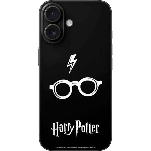 Wizarding World Harry Potter Scar and Glasses iPhone 16 Skin