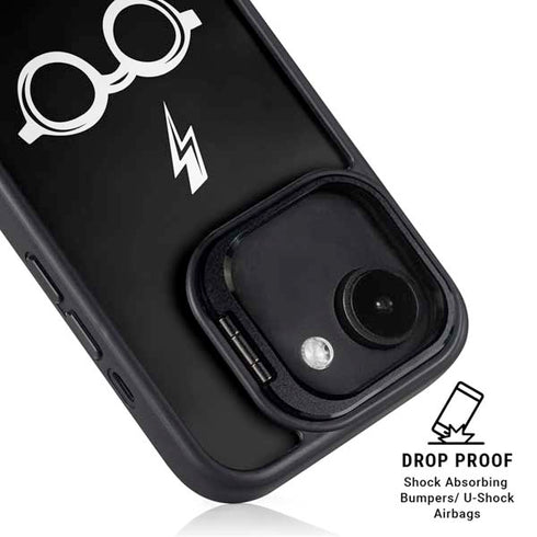 Wizarding World Harry Potter Scar and Glasses iPhone 16e Kickstand Case