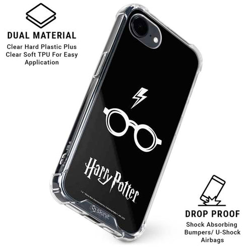 Wizarding World Harry Potter Scar and Glasses iPhone 16e Clear Case