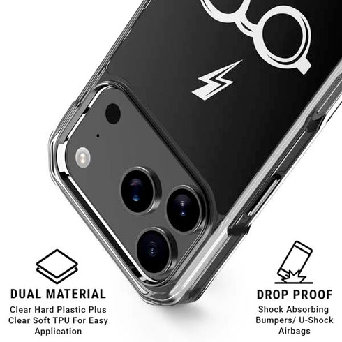 Wizarding World Harry Potter Scar and Glasses iPhone 18 Pro Clear Case