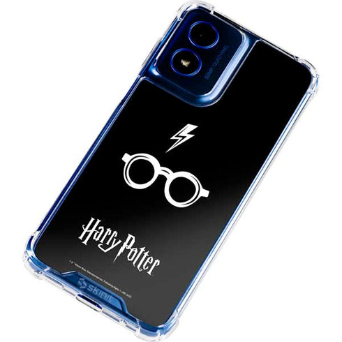 Wizarding World Harry Potter Scar and Glasses Moto G Play 4G (2024) Clear Case
