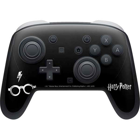 Wizarding World Harry Potter Scar and Glasses Nintendo Switch 2 (2025) Pro Controller Skin