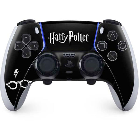 Wizarding World Harry Potter Scar and Glasses PS5 DualSense Edge Pro Controller Skin
