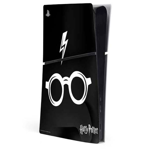 Wizarding World Harry Potter Scar and Glasses PS5 Slim Digital Edition Console Skin